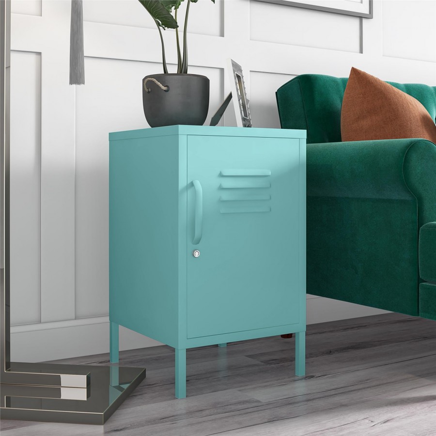 Novogratz Cache Metal Locker End Table