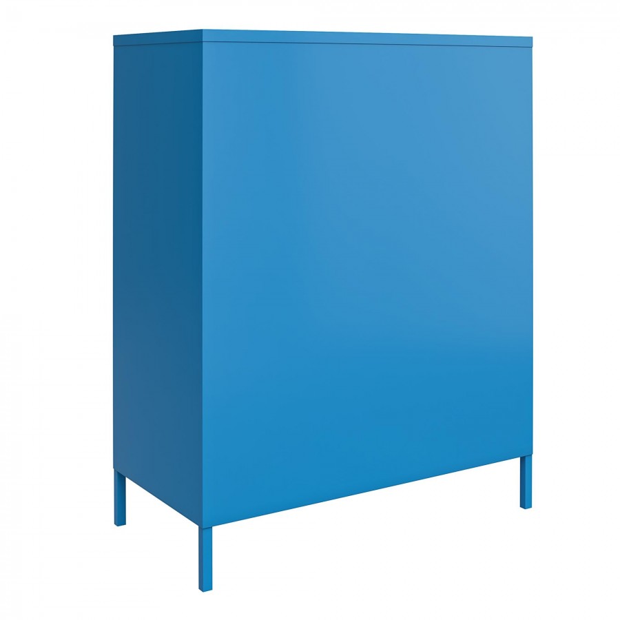 Novogratz Metal Cupboard with Shelves