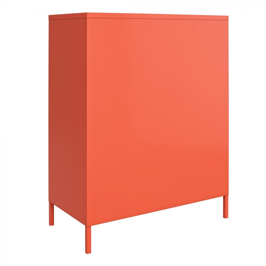 Novogratz Metal Cupboard with Shelves