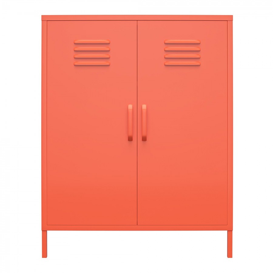 Novogratz Metal Cupboard with Shelves