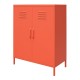 Novogratz Metal Cupboard with Shelves