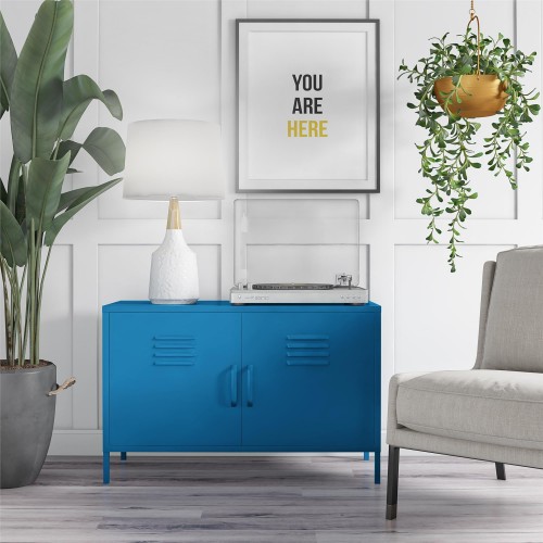 Novogratz Cache Metal Locker Accent Cabinet