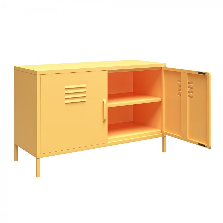 Novogratz Cache Metal Locker Accent Cabinet