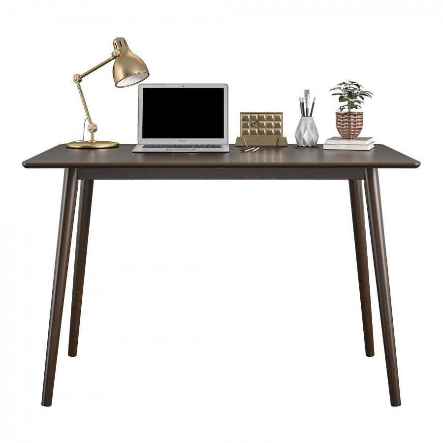 Novogratz Brittany Walnut Home Office Desk