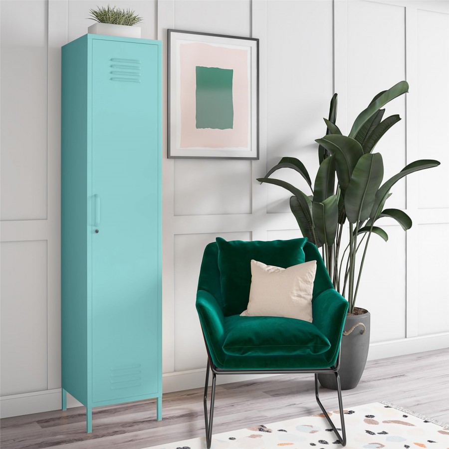 Novogratz Cache Single Metal Locker Storage Cabinet