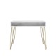 Novogratz Marble Effect Athena Desk With Storage