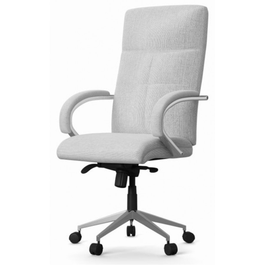 Bedford Designer Grey Fabric Office Chair