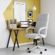 Bedford Designer Grey Fabric Office Chair