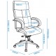 Bedford Designer Grey Fabric Office Chair