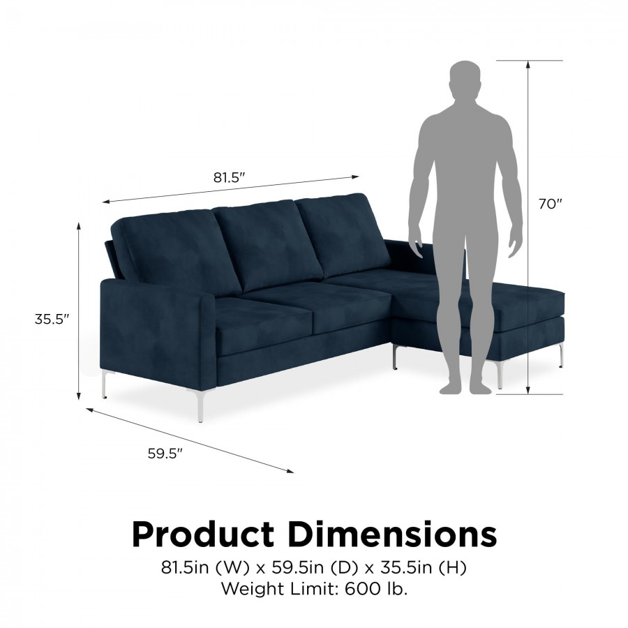 Novogratz Chapman Sectional Sofa