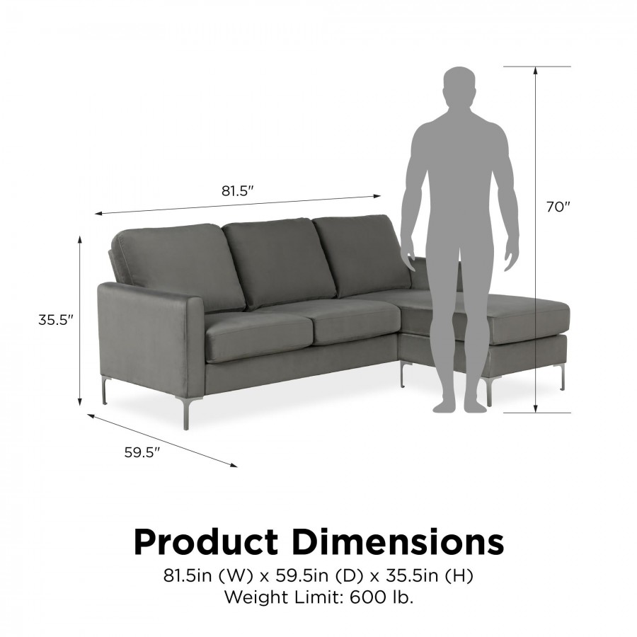 Novogratz Chapman Sectional Sofa