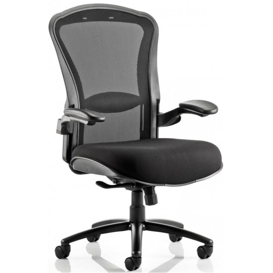 Blue or Black Atlantis Heavy Duty Fabric High Back Posture Chair 