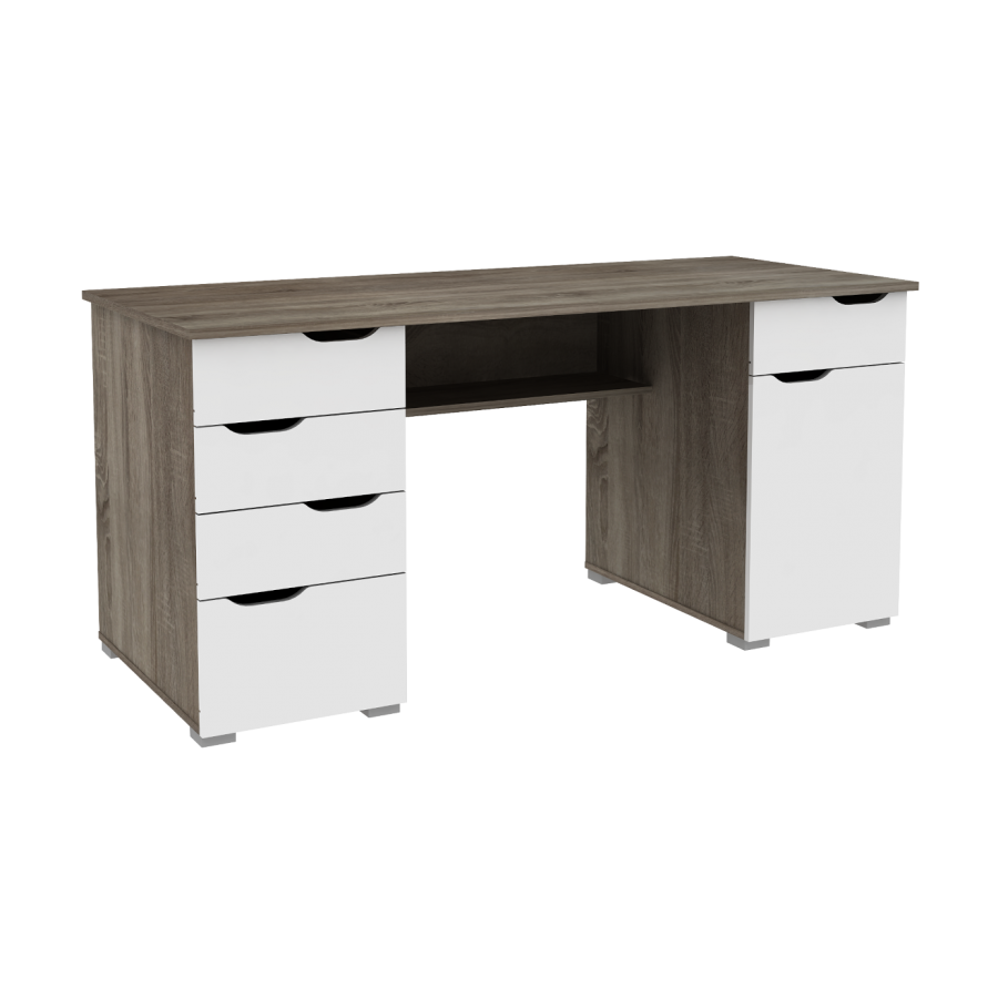 Kentucky Home Office Workstation Oak