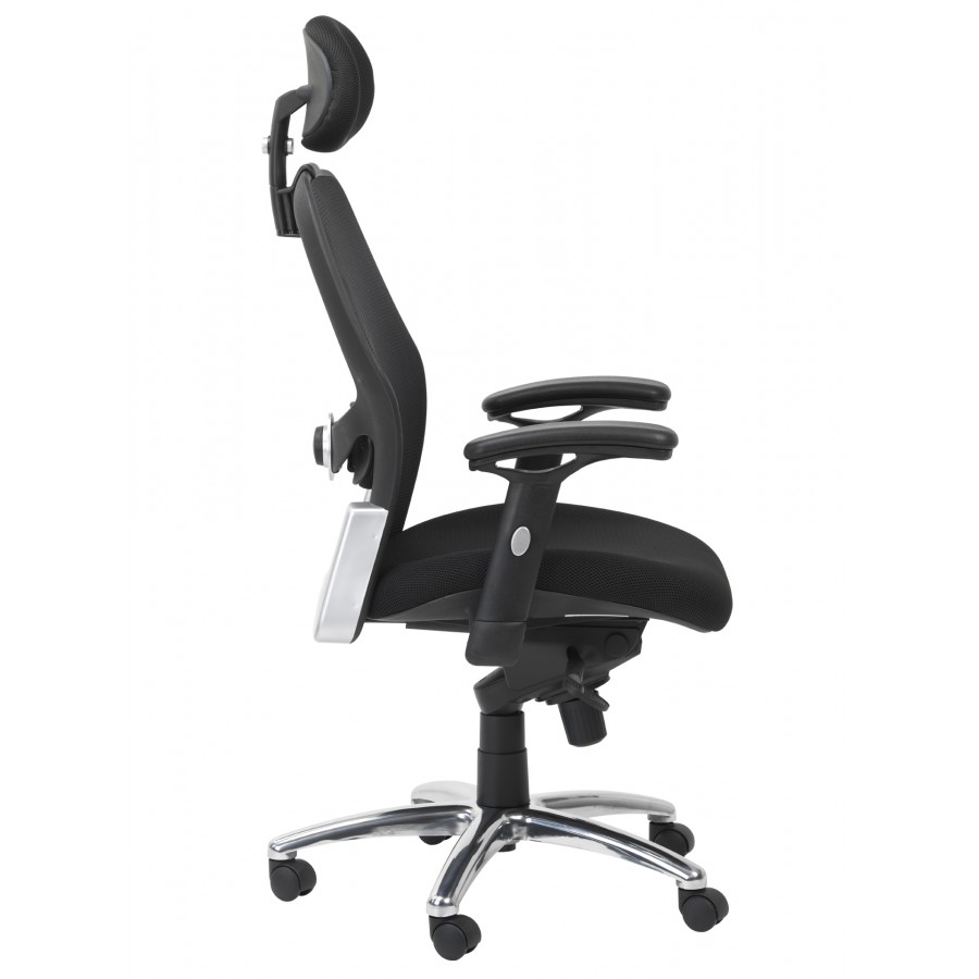 Purley Synchro Black Mesh Ergonomic Chair