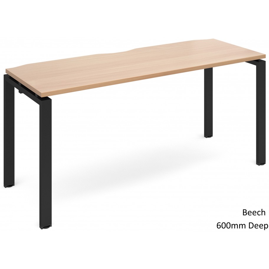 Adapt 600mm Deep Single Starter Bench Desk Desks In Colchester