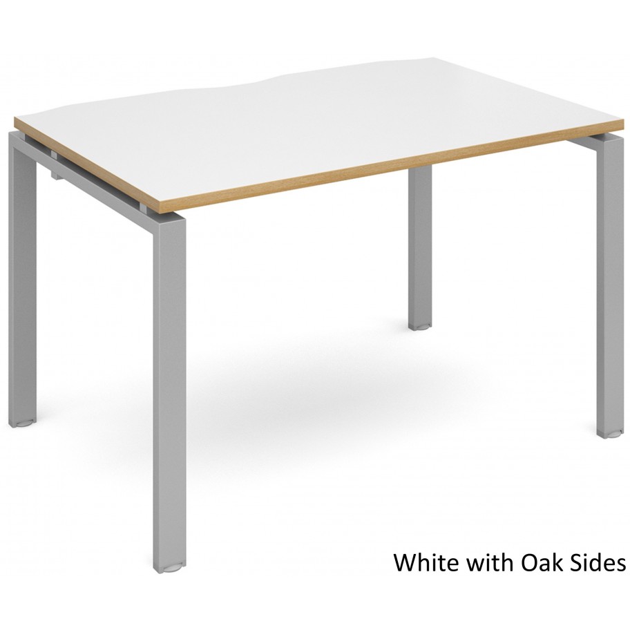 Adapt 800mm Deep Single Starter Bench Desk Desks In Bedfordshire