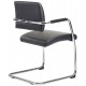 Bradfield Mid-Back Leather Cantilever Chairs