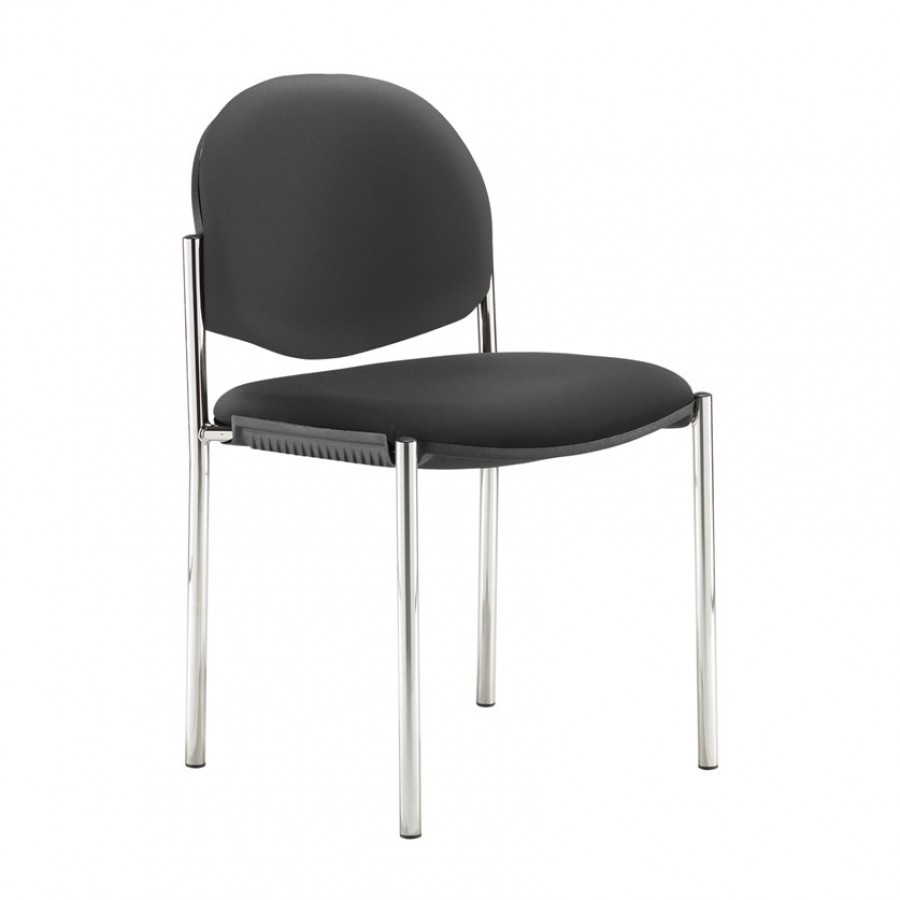 Coda Wipe Clean Vinyl Stackable Visitor 4 Leg  Chair