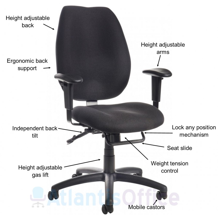 Cambridge Heavy Duty Ergonomic Office Chair