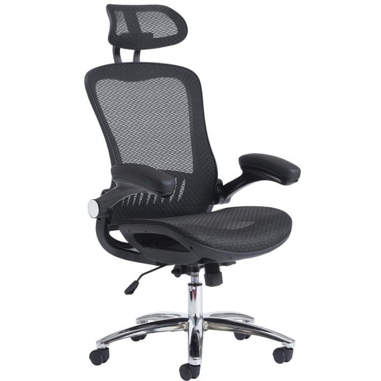 Mesh Office Chairs Computer, Deluxe Mesh Ergonomic Office Chair With Headrest