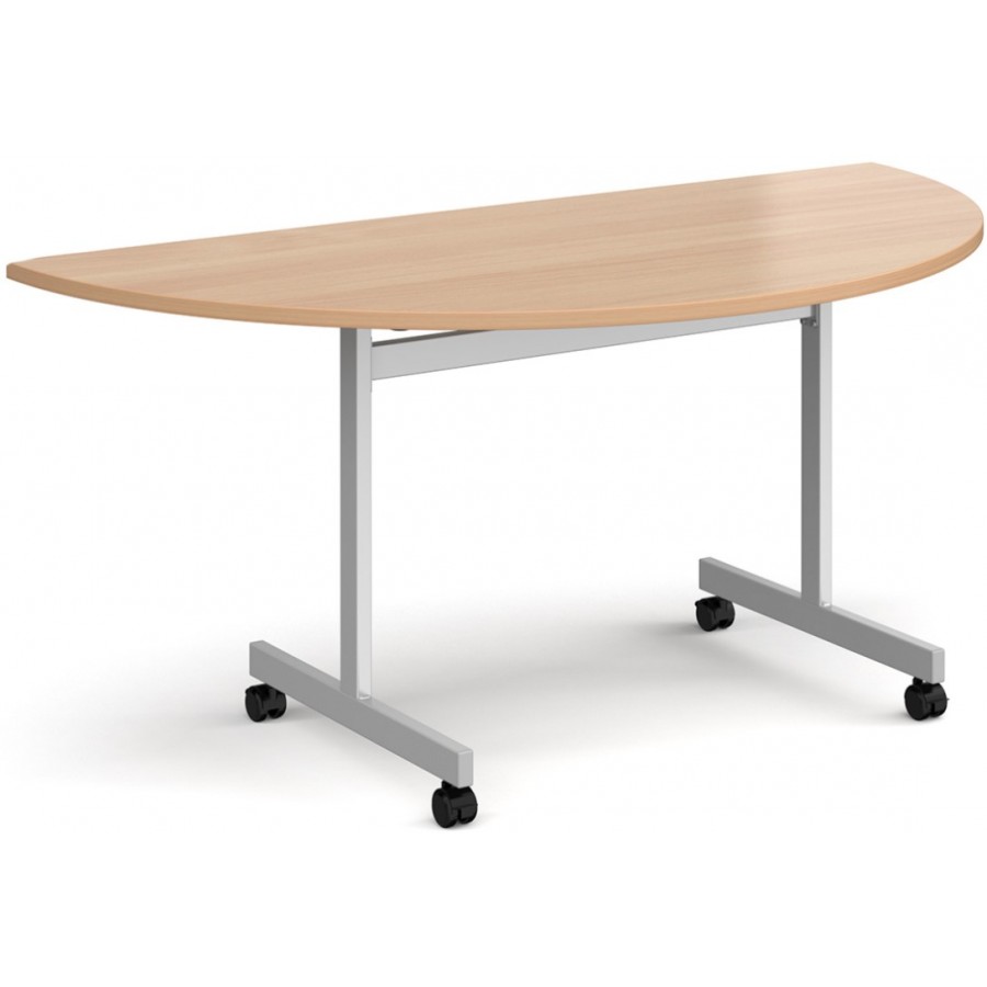 Semi-Circular Fliptop Meeting Room Table