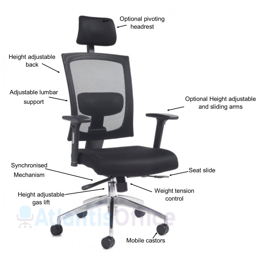 Gosport Mesh Ergonomic Office Chair