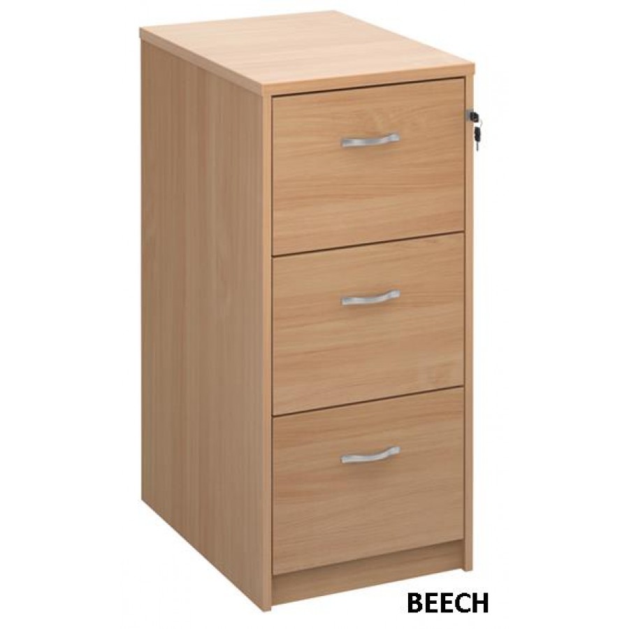 Maestro Lockable Wooden Filing Cabinet - 45KG Capacity Per Draw