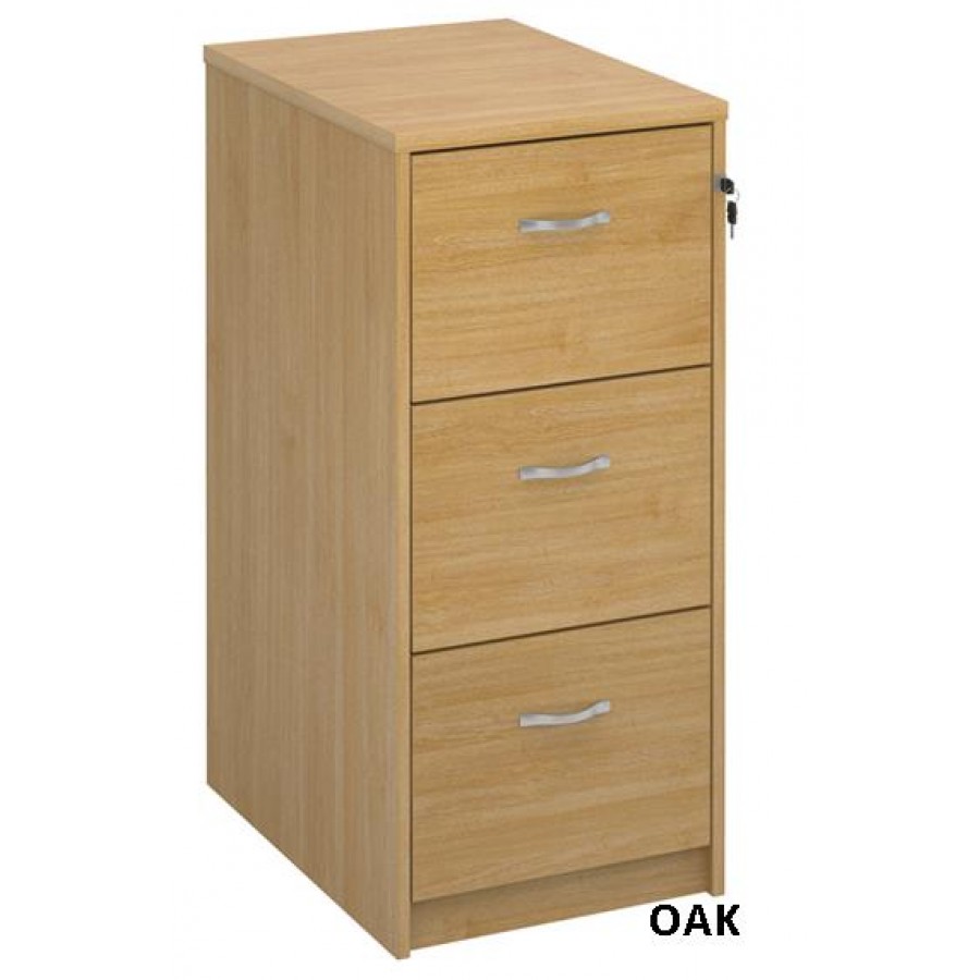 Maestro Lockable Wooden Filing Cabinet - 45KG Capacity Per Draw