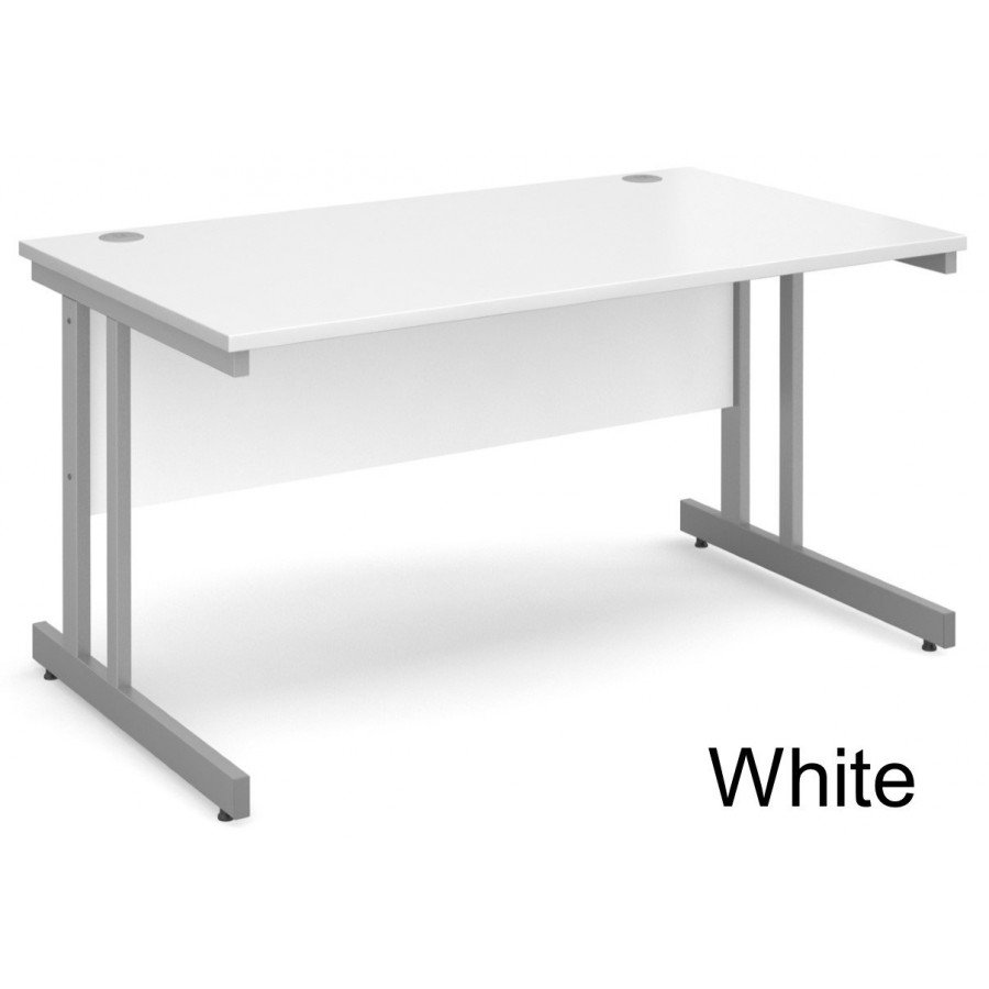 Momento Cantilever Frame Straight Office Desk 