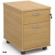 Infinite 2 Drawer Under Desk Mobile Pedestal