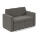 Oslo Square Back Reception Double Seater Sofa