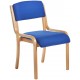 Prague Wood Frame Reception Chair