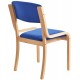 Prague Wood Frame Reception Chair
