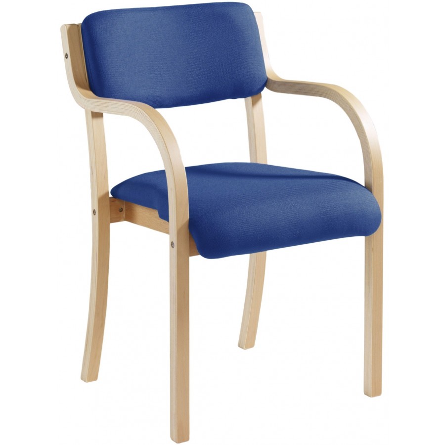 Prague Wood Frame Reception Chair