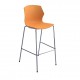 Roscoe High Stool With Chrome Legs