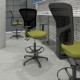 Senza Mesh Back Draughtsman Chair