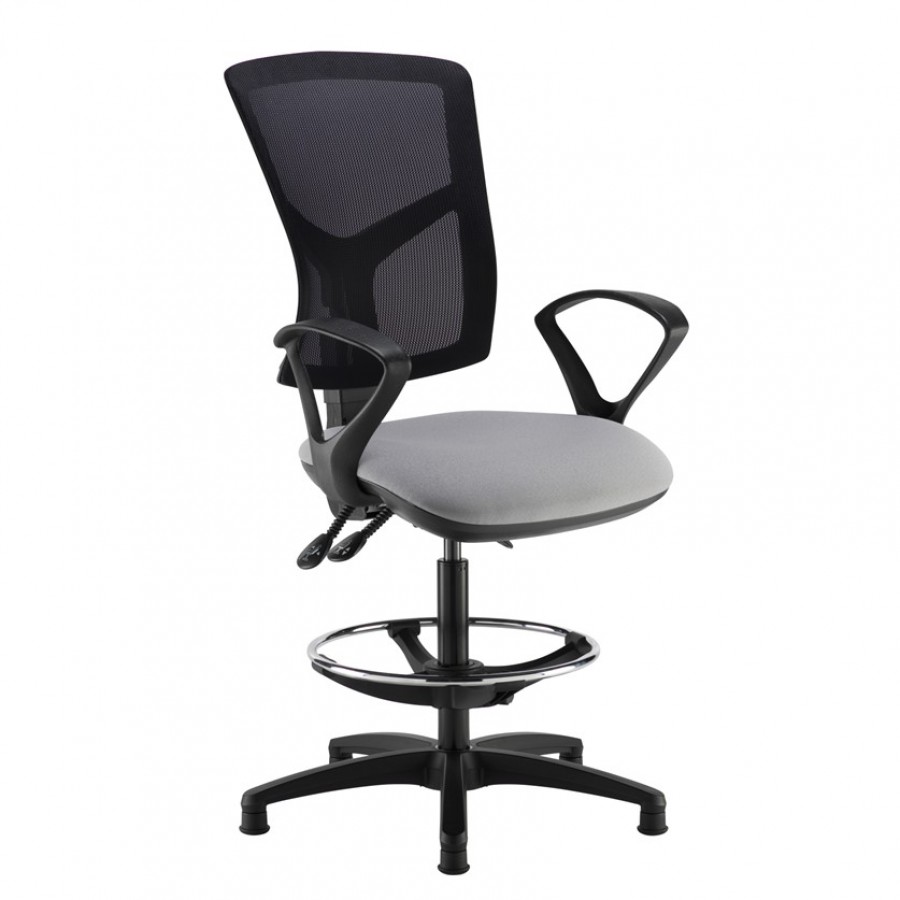 Senza Mesh Back Draughtsman Chair