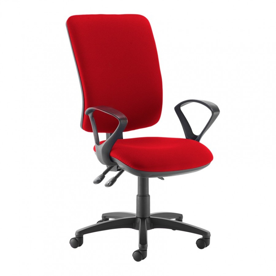 Senza High Back Fabric Operator Chair