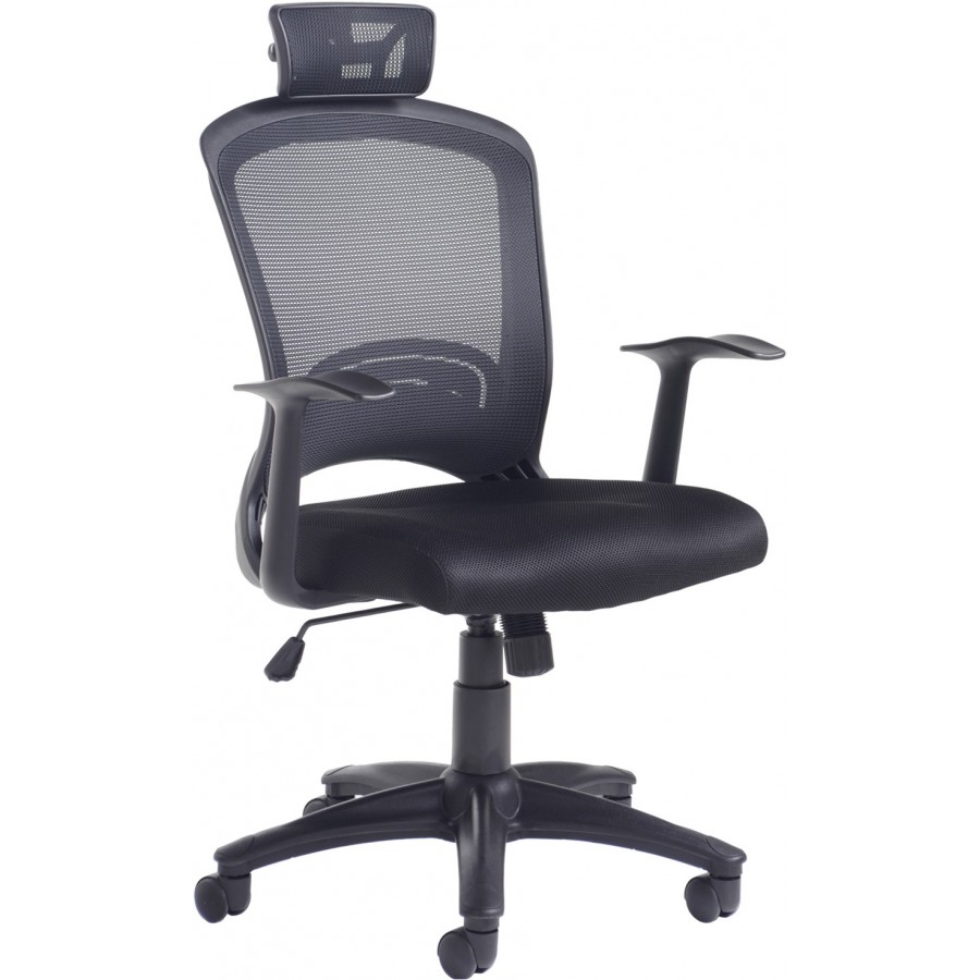 Solaris Mesh Black Operator Chair