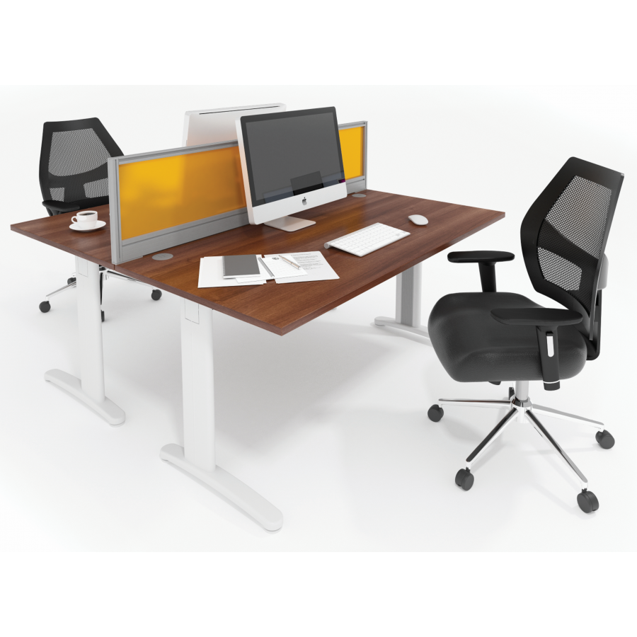 TR10 Ergonomic Corner Office Cable Managed Desk