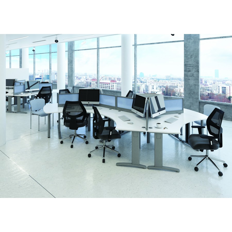 TR10 Deluxe Ergonomic Corner Office Desk