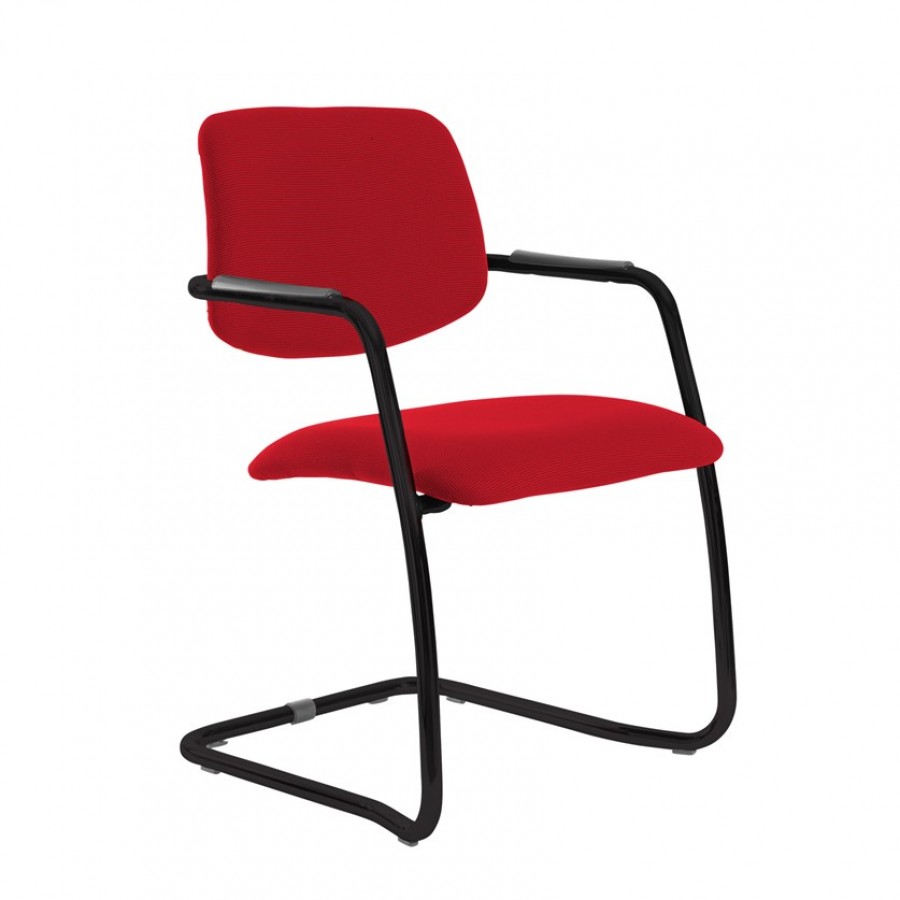 Tuba Medium Back Cantilever Fabric Visitor Chair