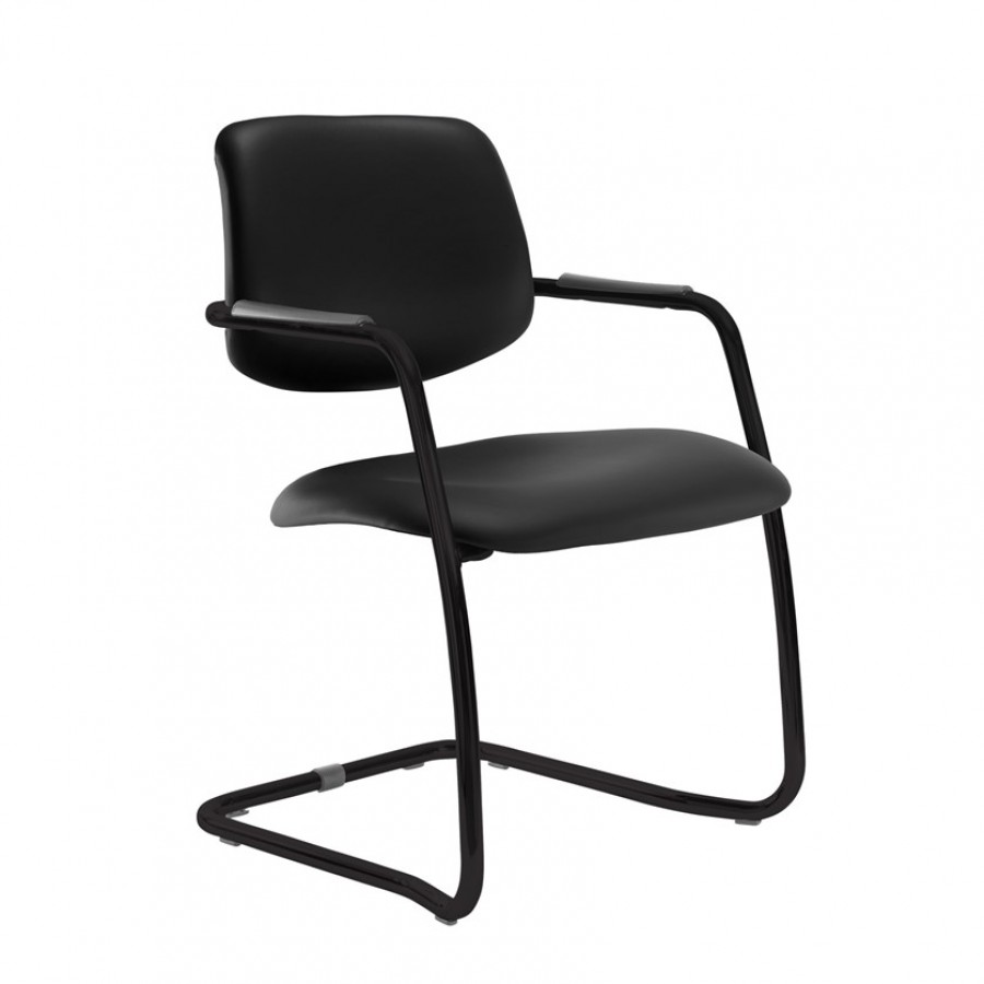 Tuba Medium Back Cantilever Fabric Visitor Chair