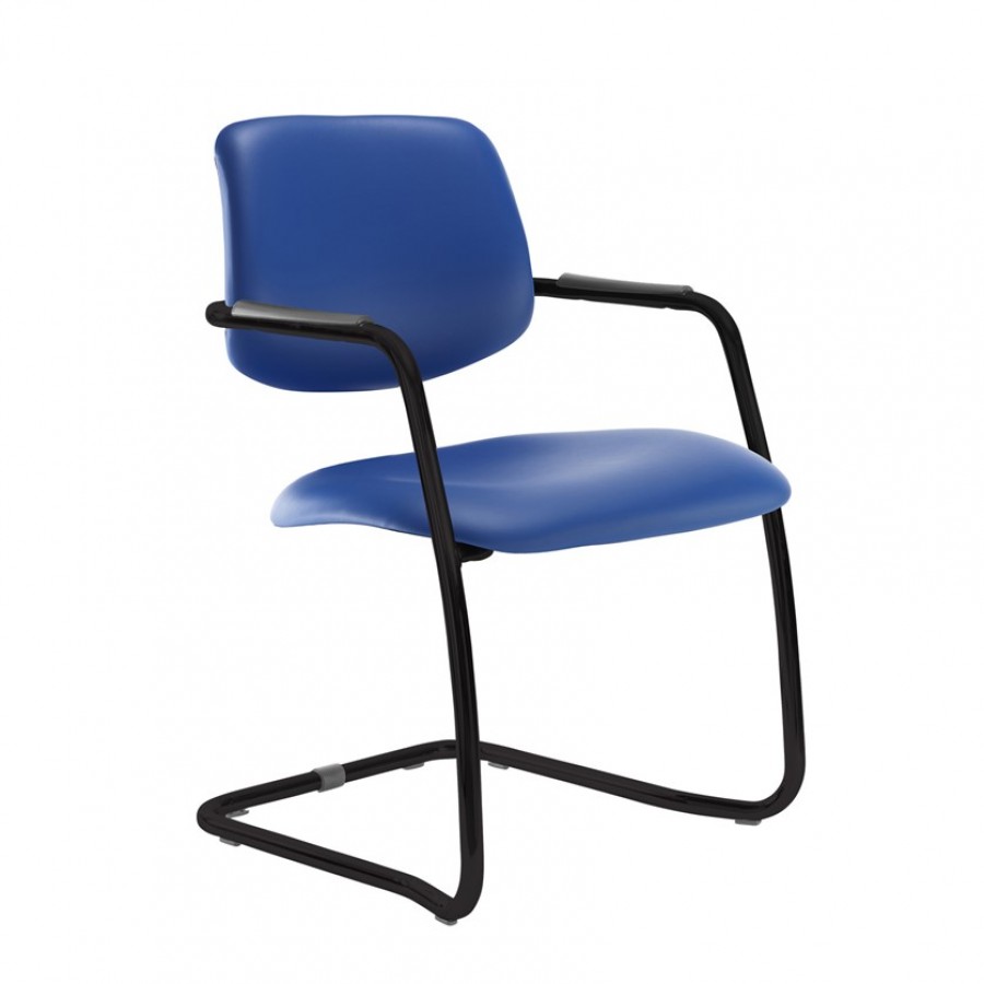 Tuba Medium Back Cantilever Fabric Visitor Chair