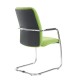 Tuba High Back Cantilever Fabric Visitor Chair