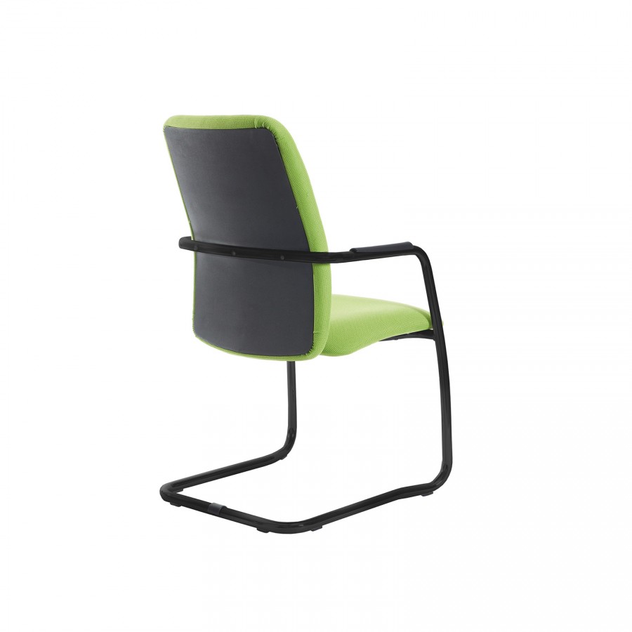 Tuba High Back Cantilever Fabric Visitor Chair