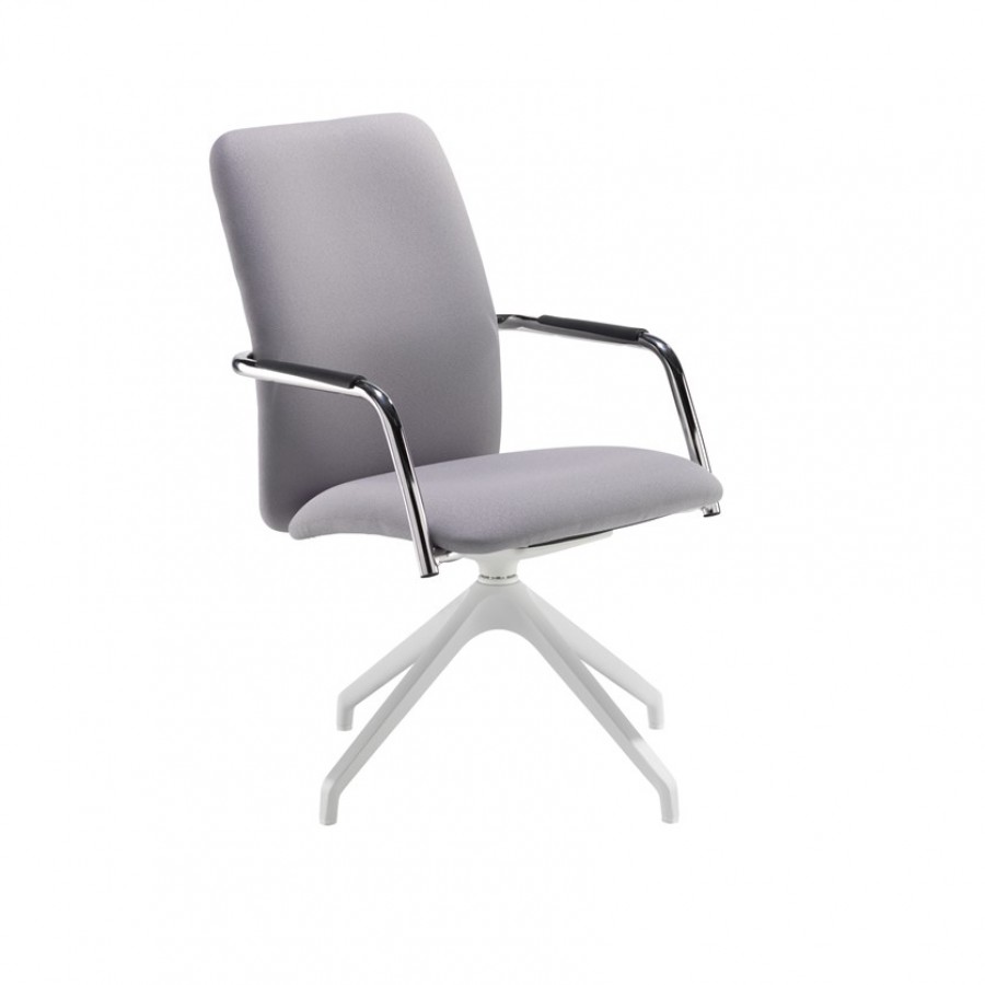 Tuba Pyramid Base High Back Boardroom Visitor Chair