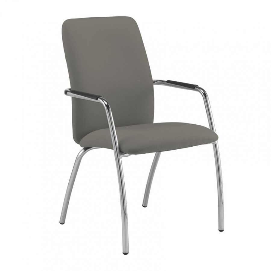 Tuba High Back 4 Leg Fabric Visitor Chair