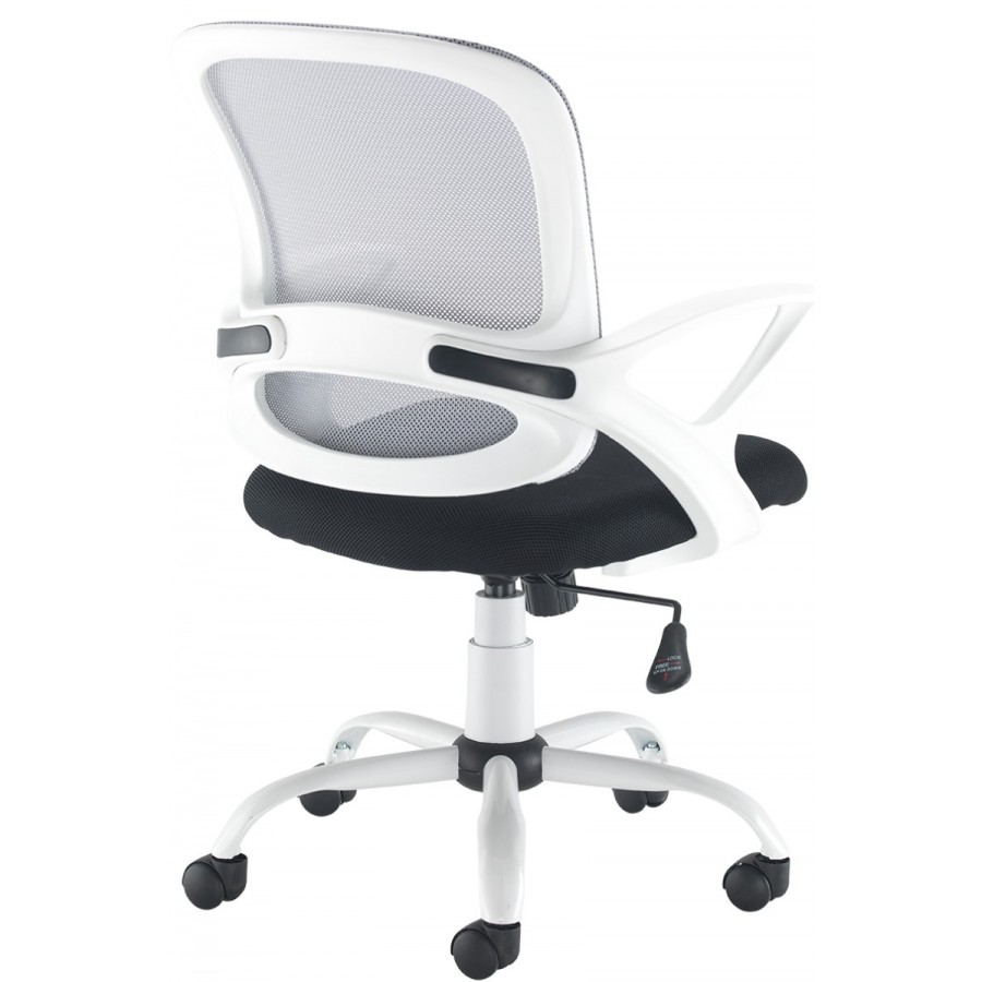 Tyler Mesh Back White Frame Operator Chair 