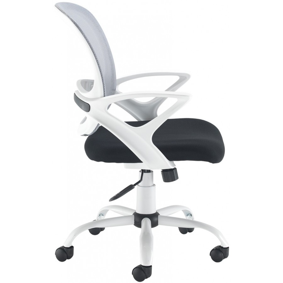 Tyler Mesh Back White Frame Operator Chair 